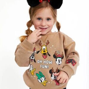Disney Mickey Mouse Christmas Sweatshirt Size 12M